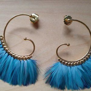 Gas Bijoux Feather Earrings